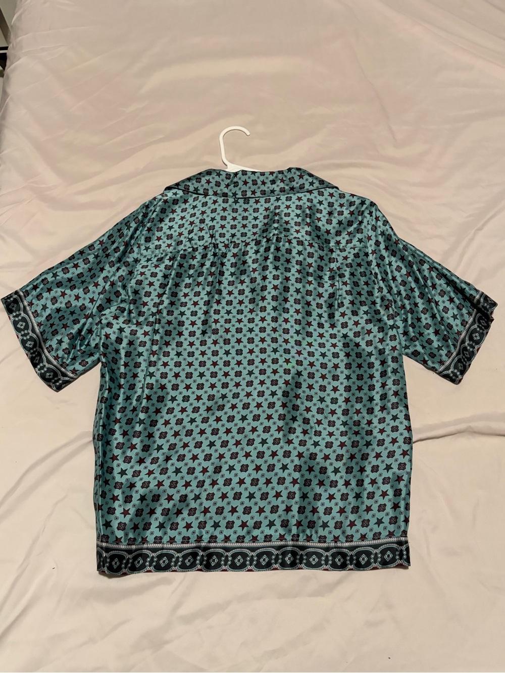 Sandro ATHEA Printed Silk Shirt - Picture 3 of 3